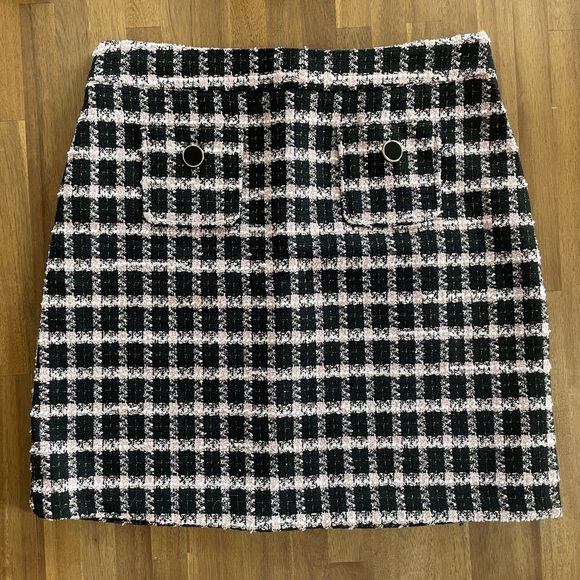 Maison d'Amelie Paris Dresses & Skirts - Maison d'Amelie Paris Plaid Tweed Pencil Skirt